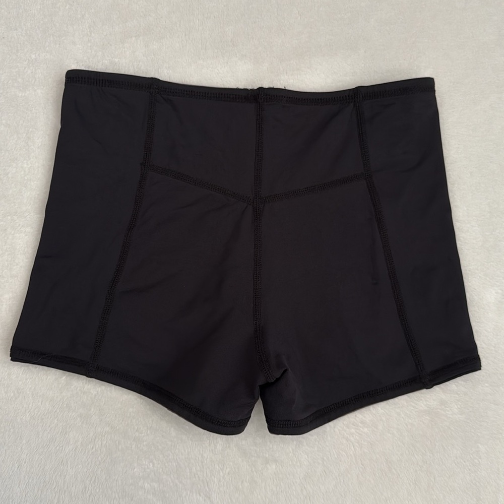 L*Space | Verona Reversible Swim Short Active Bikini Bottom Black/Purple (S) - Picture 6 of 16